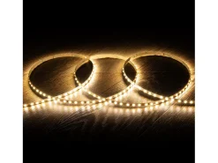 Tira LED 24V SMD 120 LED/m 5m 10W/m 1000lm/m Ancho 5mm Superestrecha Corte 5cm IP20 2700K Blanco Cálido