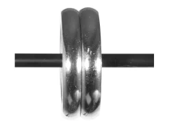 Tirantes de Cortinas de Doble Varilla SucceBuy, de 183 a 366 cm de Longitud Ajustable con Terminales de Tapa
