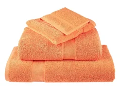 Toallas de baño 4 uds 100% algodón verde 100x150 cm 600 gsm ES766661