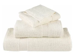 Toallas de baño 4 uds 100% algodón verde 100x150 cm 600 gsm ES488481