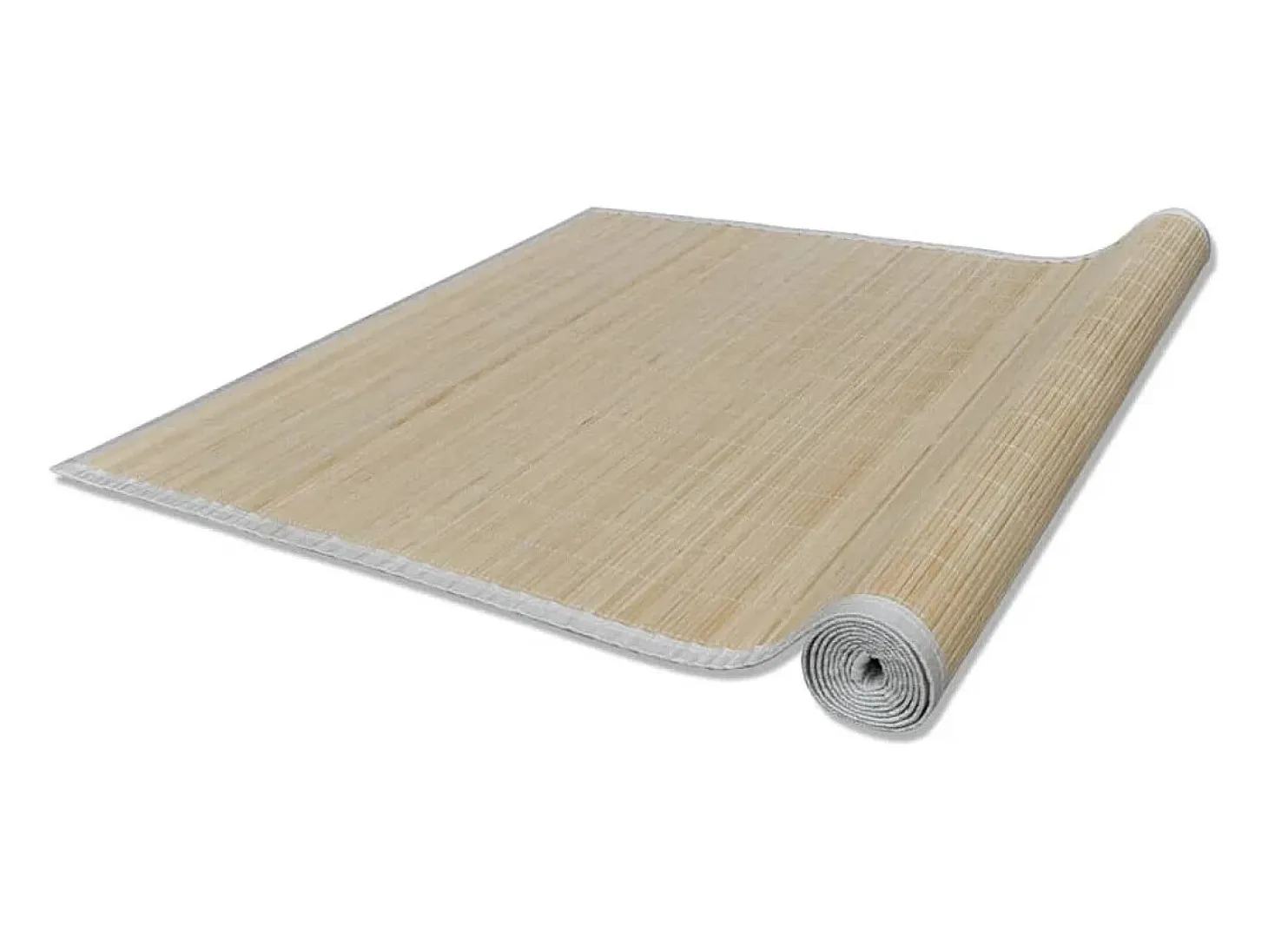 Tone Kristine Alfombras rectangulares de bambú natural 2 unidades 120x180 cm