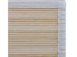 Tone Kristine Alfombras rectangulares de bambú natural 2 unidades 120x180 cm