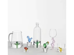 Vaso de vidrio borosilicato, Cactus, verde 350 ml, Desert Plants