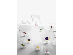 Vaso de vidrio borosilicato, Conejo, rosa 350 ml, Animal Farm