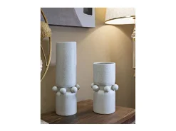 Vaso moderno de cerámica con acabado mate Bubbles
