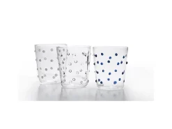 Vaso Zafferano para fiestas, color verde, 45 cl, juego de 6 piezas