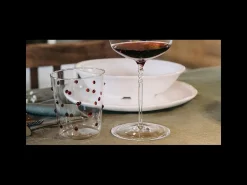 Vaso Zafferano para fiestas de 45 cl, multicolor, 6 piezas en vidrio