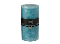 Vela cilíndrica azul xxl - 140h Alt. 20 cm