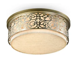 Venera Plafón Semi Empotrado Cilíndrico Latón, 5 Luces, E27