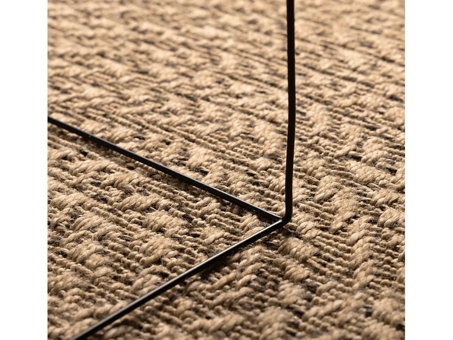 Veno Alfombra ZIZUR apariencia de yute interior y exterior 200x290cm