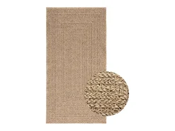 Veno Alfombra ZIZUR apariencia de yute interior y exterior 80x150 cm