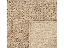 Veno Alfombra ZIZUR apariencia de yute interior y exterior 60x110 cm