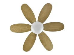 Ventilador Dc Alves Blanco E27 Control Remoto Y Temporizador