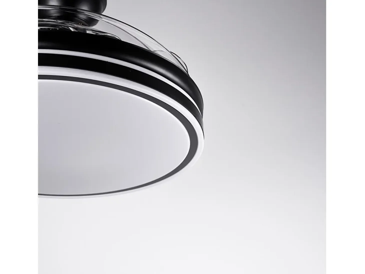 Ventilador Dc Asgard Led Negro 4 Aspas Con Memoria Color