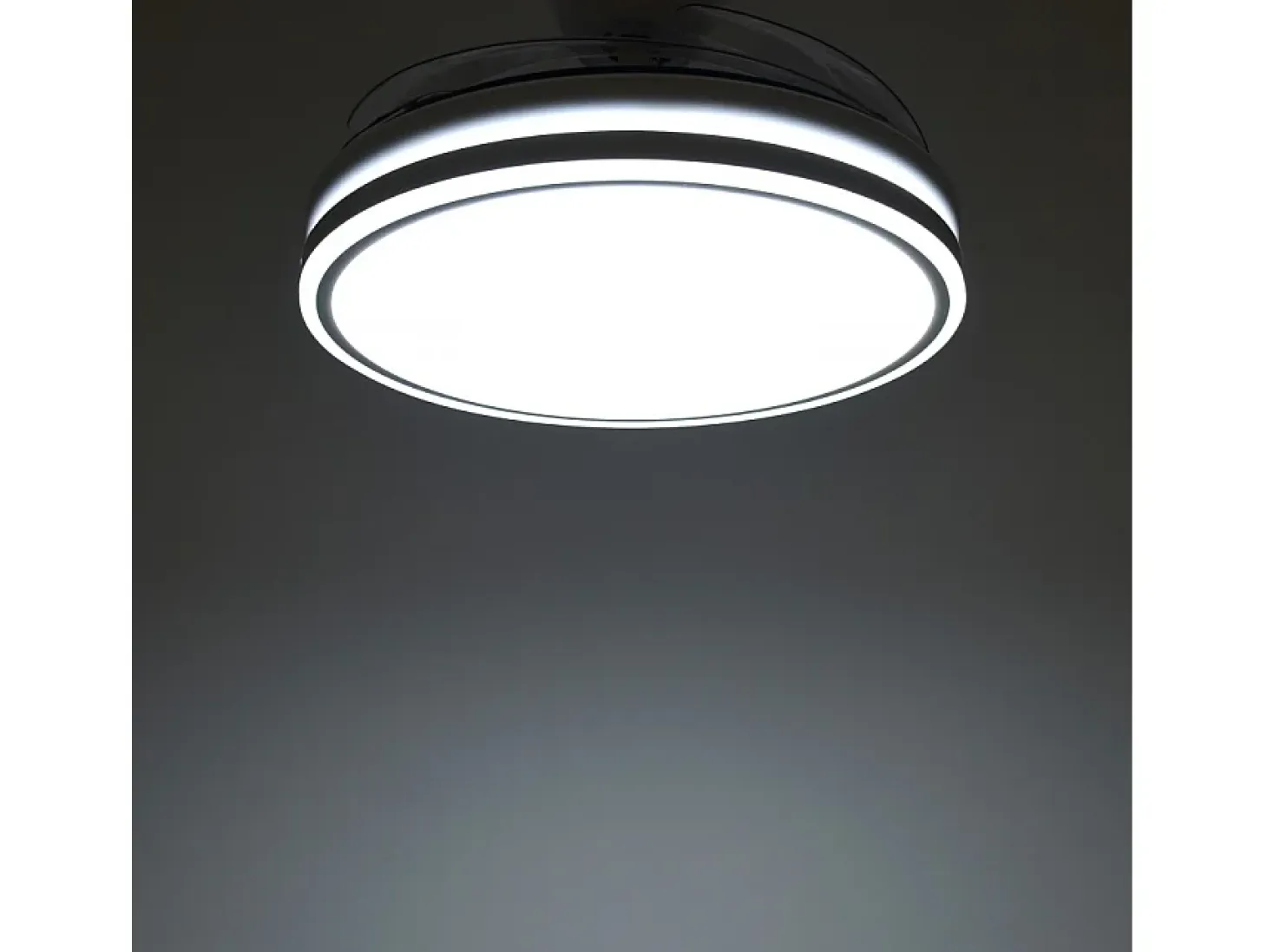 Ventilador Dc Asgard Led Negro 4 Aspas Con Memoria Color