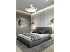 Ventilador Dc Bayomo L Blanco Led Con Memoria De Color