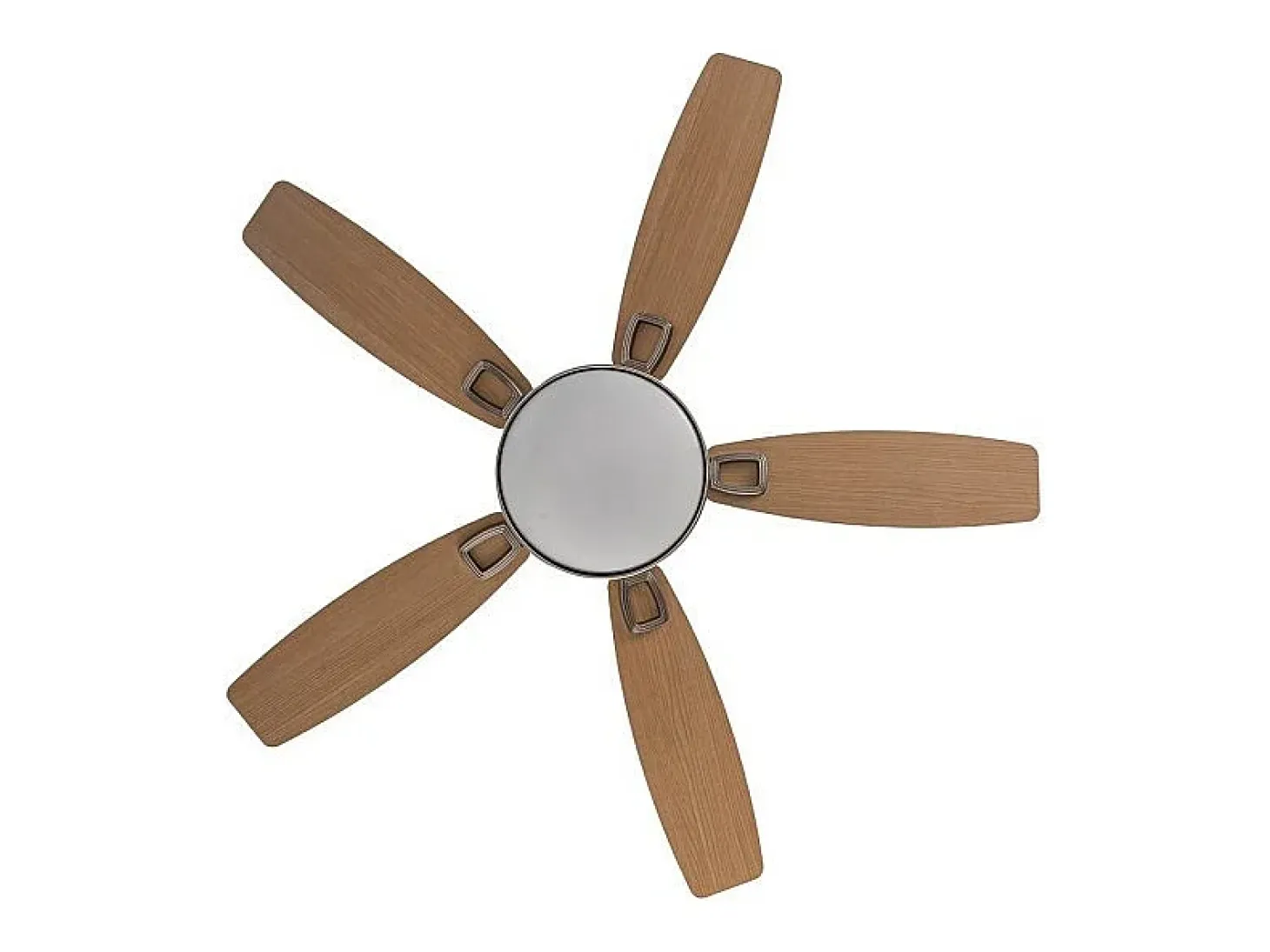 Ventilador Dc Braw Niquel Led 5 Aspas Y Control Remoto