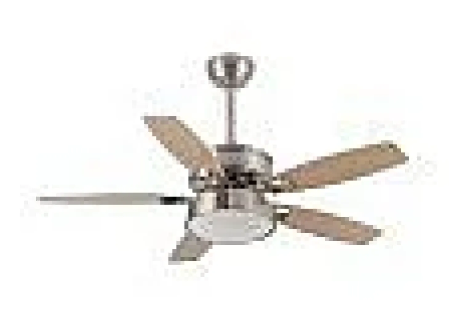 Ventilador Dc Braw Niquel Led 5 Aspas Y Control Remoto