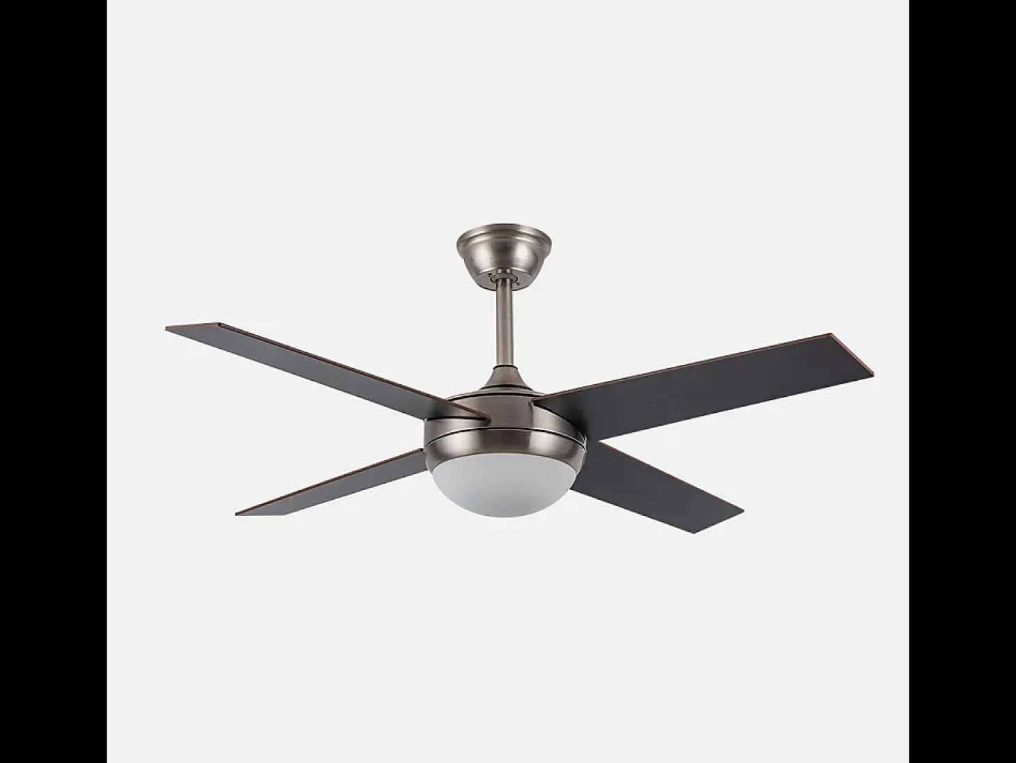 Ventilador Dc Ciro Niquel Wengue E27 Con Mando A Distancia