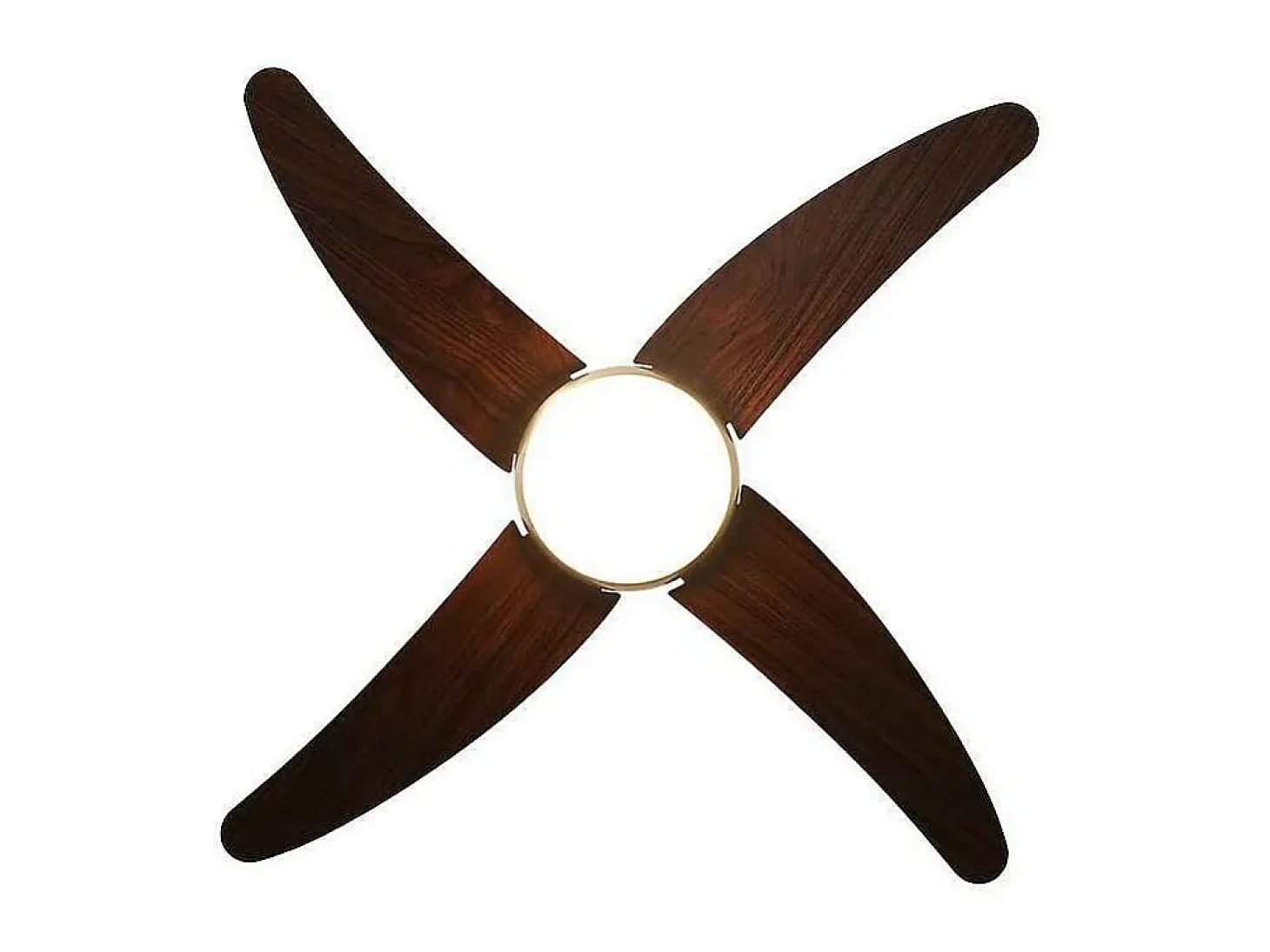 Ventilador Dc Klod Dorado Cerezo E27 Control Remoto Y Temporizador