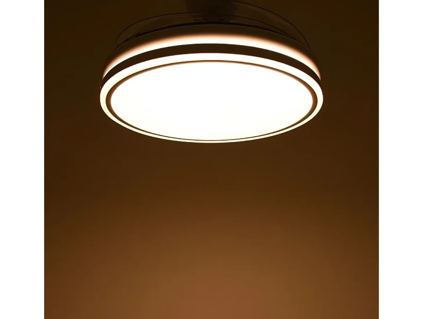 Ventilador Dc Led Asgard Blanco 4 Aspas Led Integrado Y Memoria Color