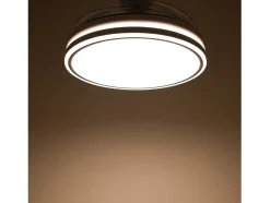 Ventilador Dc Led Asgard Blanco 4 Aspas Led Integrado Y Memoria Color