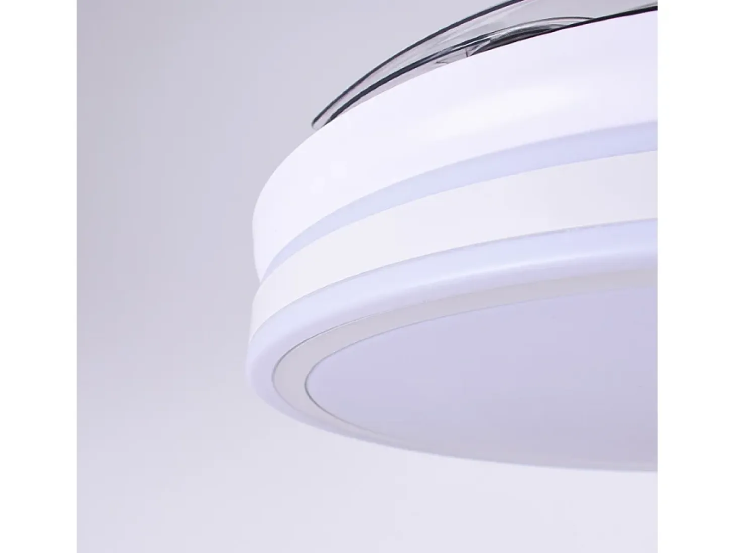 Ventilador Dc Led Asgard Blanco 4 Aspas Led Integrado Y Memoria Color