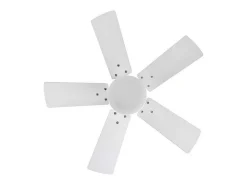 Ventilador Dc Marta Blanco Y Led Integrado 36w Memoria Color