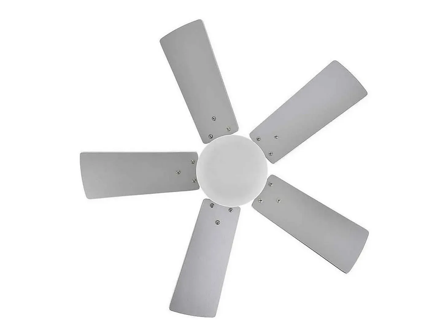 Ventilador Dc Marta Niquel Y Led Integrado 36w Memoria Color