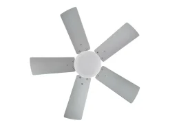 Ventilador Dc Marta Niquel Y Led Integrado 36w Memoria Color