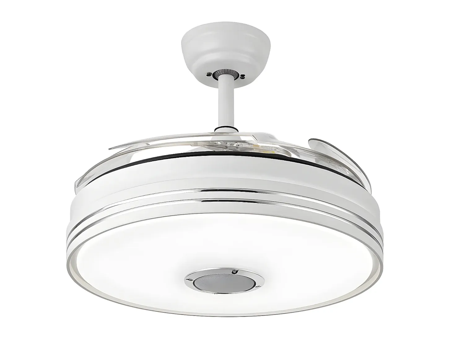 Ventilador Dc Matanuska Blanco Con Altavoz Y Conectividad Bluetooth
