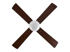 Ventilador Dc Sofia Dorado Cerezo E27 Control Remoto