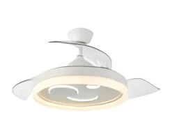 Ventilador Dc Turia Blanco Led 72w 3 Temperaturas