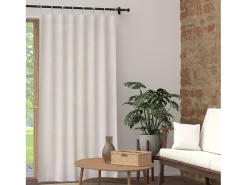 Visillo anudado de algodón 135x250 cm PANAMA blanco, por Soleil d'Ocre