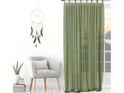Visillo con nudos 135x250 cm SPIRIT caqui