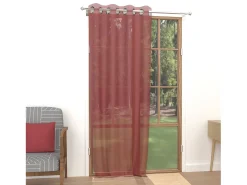 Visillo con ojales 135x250 cm ALIX rojo