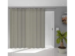 Visillo con ojales 280x250 cm NOEMIE taupe, por Soleil d'Ocre