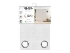 Visillo de lino con ojales 280x250 cm LINO blanco