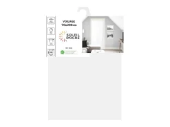 Visillo para puerta ventana 70x200 cm DOLLY blanco, by Soleil d'Ocre