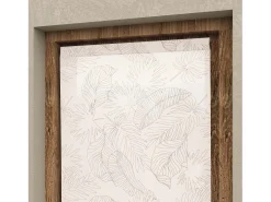 Visillo para puerta ventana 90x200 cm CELIA taupe, por Soleil d'Ocre