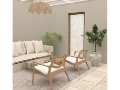 Visillo para puerta ventana 90x200 cm CELIA caqui, por Soleil d'Ocre