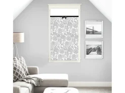 Visillo para ventana algodón 60x120 cm BLACK DRESS