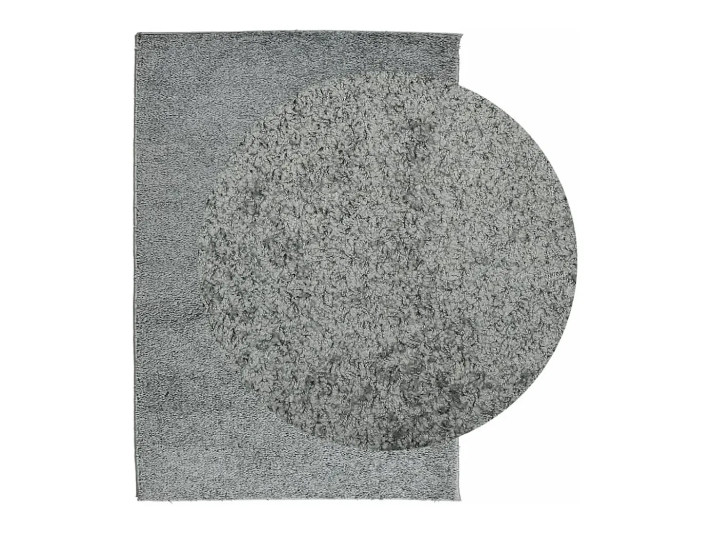 Vito Alfombra de pelo largo moderna verde 120x170 cm