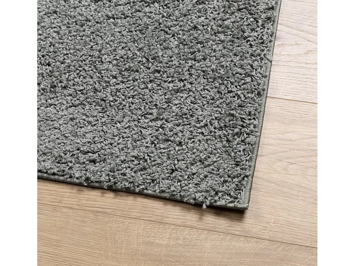 Vito Alfombra de pelo largo moderna verde 140x200 cm