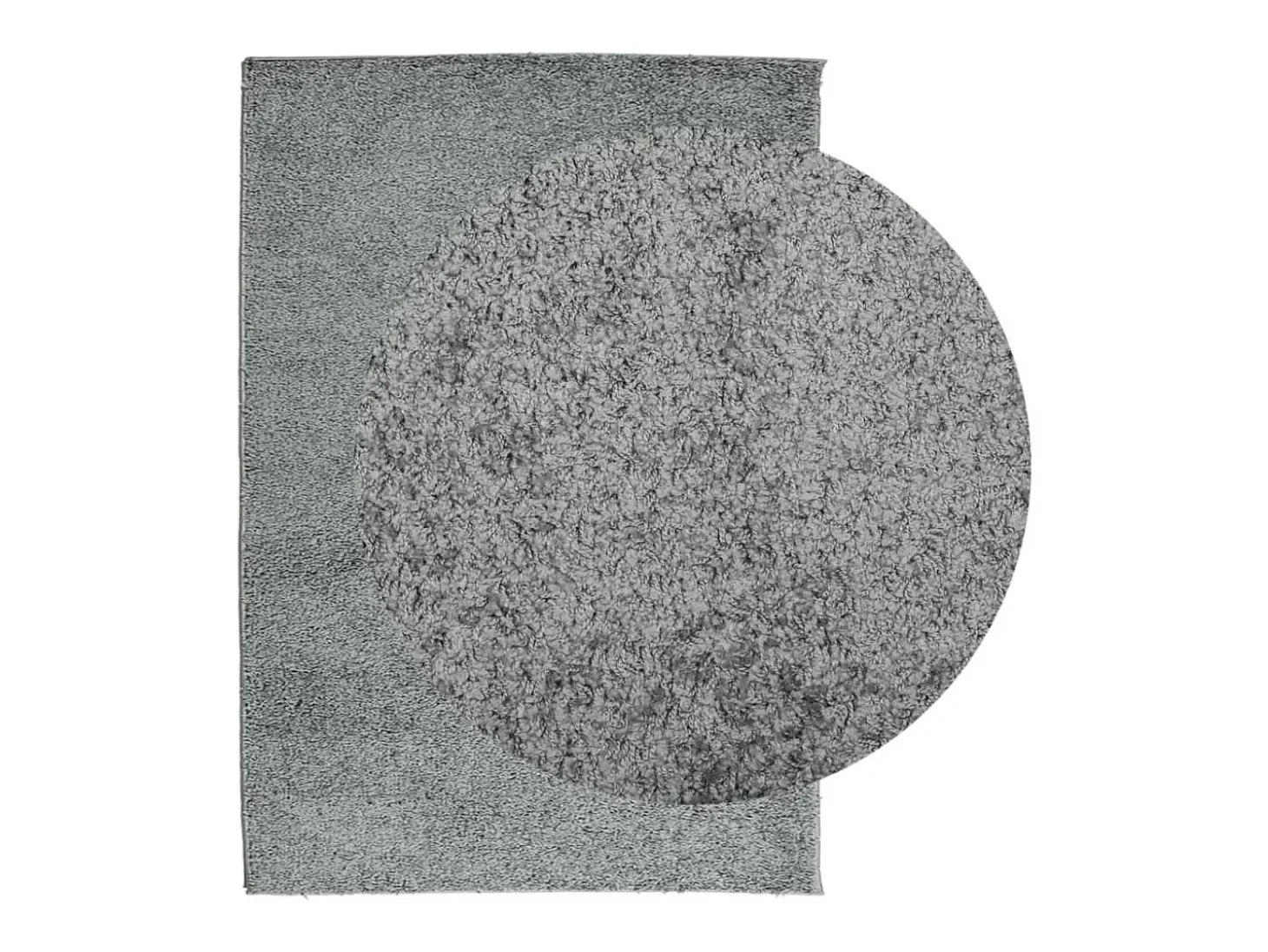 Vito Alfombra de pelo largo moderna verde 140x200 cm