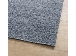 Vito Alfombra peluda de pelo largo moderna PAMPLONA azul 160x160 cm