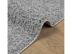 Vito Alfombra peluda de pelo largo moderna PAMPLONA gris 200x280 cm