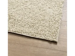 Vito Alfombra peluda de pelo largo moderna PAMPLONA dorado 160x230cm