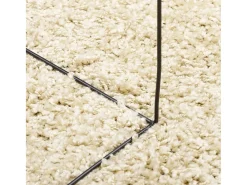 Vito Alfombra peluda de pelo largo moderna PAMPLONA dorado 160x230cm