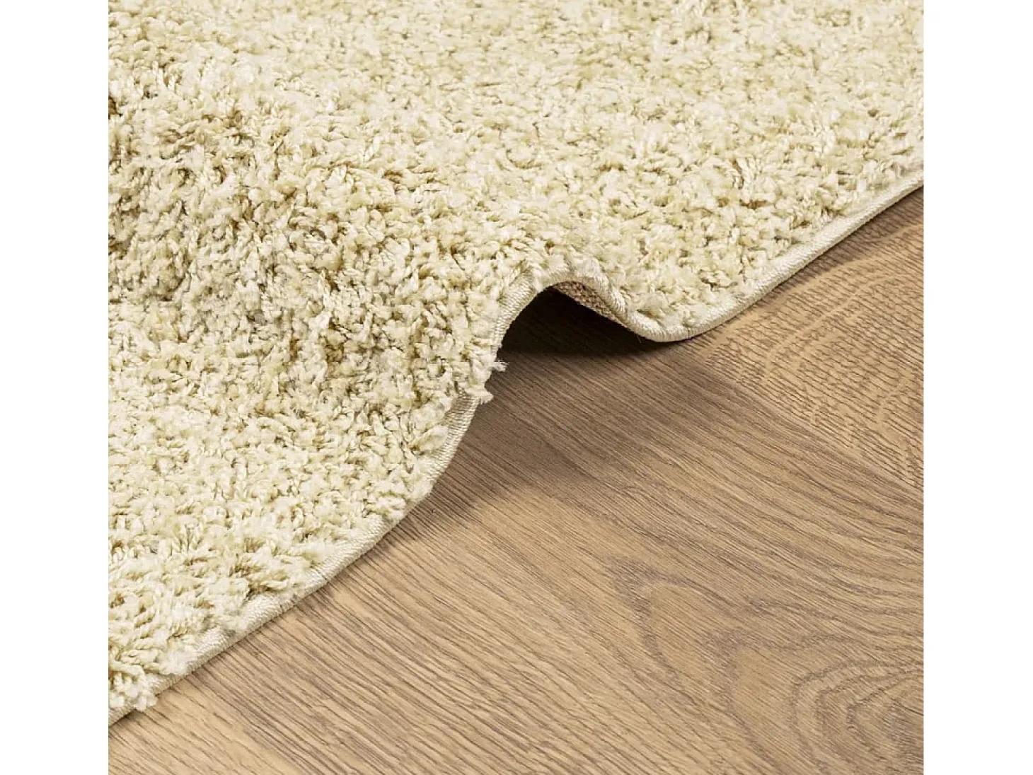 Vito Alfombra peluda de pelo largo moderna PAMPLONA dorado 160x230cm